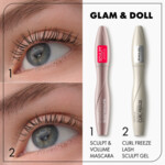 Catrice Glam & Doll Curl Freeze Lash Sculpt Gel 010 Transparent Black - 4.09 euro