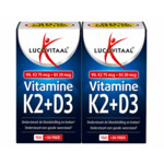 2x Lucovitaal Vitamine K2 + D3