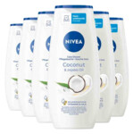 6x NIVEA Douchegel Coconut & Jojoba Oil