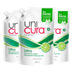 3x Unicura Ultra Handzeep Navulling Limoen Extract