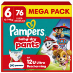 4x Pampers Baby Dry Luierbroekjes Paw Patrol Maat 6 (13-19kg) - 22.29 euro