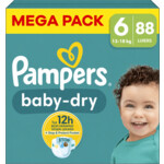 4x Pampers Baby Dry Luiers Maat 6 (13-18 kg)