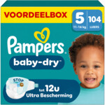 4x Pampers Baby Dry Luiers Maat 5 (11-16 kg)