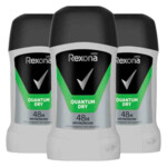 3x Rexona Deodorant Stick For Men Quantum Dry 48H - 7.07 euro
