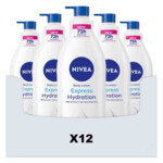 12x NIVEA Bodylotion Pump Express Hydration - 46.55 euro