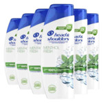 6x Head & Shoulders Shampoo Menthol Fresh