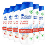 6x Head & Shoulders Shampoo Clarify & Shine Apple Cider Vinegar