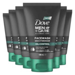 6x Dove Men+ Care Advanced Face Wash Oil Control