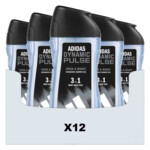 12x Adidas Shower Gel Dynamic Pulse