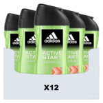 12x Adidas Shower Gel Active Start