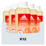 12x Adidas Shower Gel Active Skin & Mind Energy Kick W