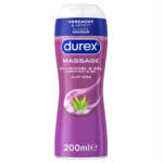 6x Durex 2-In-1 Massageolie en Glijmiddel Aloë Vera
