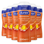 6x Durex 2-In-1 Massageolie en Glijmiddel Ylang Ylang