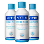3x Vitis Mondwater Droge Mond - 27.68 euro