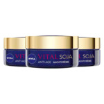 3x NIVEA Nachtcrème Soja Anti-Age