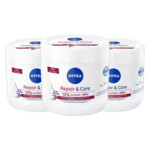 3x NIVEA Bodycreme Repair & Care