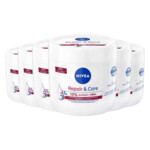 6x NIVEA Bodycreme Repair & Care