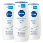 3x NIVEA Douchecrème Soft