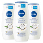 3x NIVEA Douchegel Coconut & Jojoba Oil