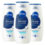 3x NIVEA Douchegel Derma Control Defend