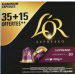 L'OR Espresso Koffiecups Supremo