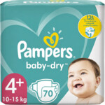 Pampers Baby Dry Luiers Maat 4+ (10-15kg) - 14.49 euro