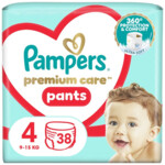 Pampers Premium Care Luierbroekjes Maat 4 (9-15kg) - 26.35 euro