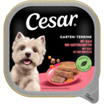 Cesar Hondenvoer Nat Garden Terrine  Kalf & Wortel