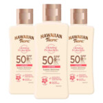 3x Hawaiian Tropic Glowing Protection Lotion SPF 50