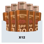 12x Hawaiian Tropic Glowing Protection SPF 30 Dry Oil