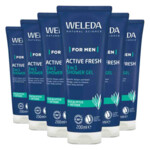 6x WELEDA Men Active Fresh 3 in 1 Douchegel - 35.71 euro