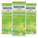 3x WELEDA Deodorant Spray Citrus - 30.26 euro