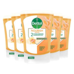 5x Dettol No-Touch Handzeep Refill Extra Care Honey & Sheabutter - 21.18 euro