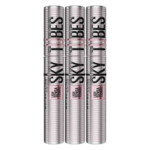 3x Maybelline Lash Sensational Sky Tubes Mascara Black