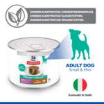 Hill's Science Plan Hondenvoer Nat Adult Perfect Weight Small & Mini Mousse Kalkoen 12 x 200 gr