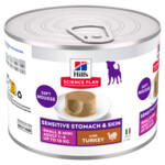 Hill's Science Plan Hondenvoer Nat Adult Sensitive Stomach & Skin Kalkoen 12 x 200 gr