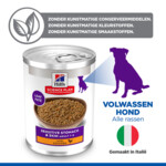 Hill's Science Plan Hondenvoer Nat Adult Sensitive Stomach & Skin Kip & Groenten 12 x 370 gr