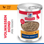Hill's Science Plan Hondenvoer Nat Mature Adult 7+ Kip 12 x 370 gr