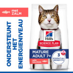 Hill's Science Plan Kattenvoer Droog Mature Adult 7+  Zalm 10 kg