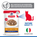 Hill's Science Plan Kattenvoer Nat Mature Adult 7+ Kip 12 x 85 gr