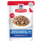 Hill's Science Plan Kattenvoer Nat Mature Adult 7+ Vis 12 x 85 gr
