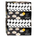 2x SPAAS Theelichten Wit 4,5 Branduren - 45.48 euro
