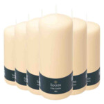 6x SPAAS Cilinderkaars Ivoor 60/150 mm ± 45 branduren - 14.07 euro