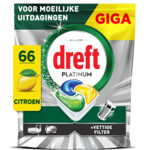 Dreft Vaatwastabletten Platinum All In One Citroen - 25.69 euro
