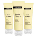 3x John Frieda Salon Blonde Tone Perfecting Treatment Honey - 49.01 euro