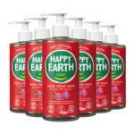 6x Happy Earth 100% Natuurlijke Handzeep Floral Patchouli