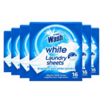 6x At Home Wasmachine Doekjes Witte Was