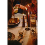 SPAAS Geribte Cilinderkaars Obelisk Lichte Aardetint - 28.55 euro