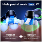 Oral-B iO 6 Elektrische Tandenborstel Dubbelpak Zwart en Roze + 3 Opzetborstels + Premium Reisetui - 429.99 euro