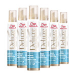6x Wella Deluxe Volume & Protection Mousse